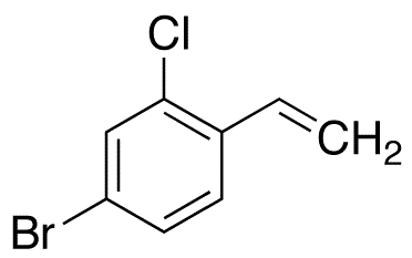 4-Bromo-2-chloro-1-ethenyl-benzene - Chemical structure and product image