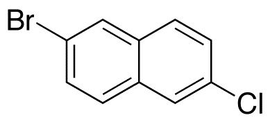 2-Bromo-6-chloronaphthalene - Chemical structure and product image
