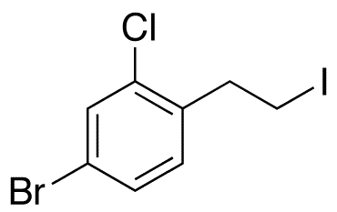 2-(4-Bromo-2-chlorophenyl)ethyl Iodide - Chemical structure and product image