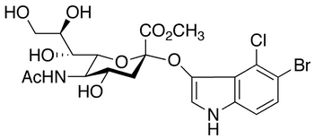 5-Bromo-4-chloro-3-indolyl-alpha-D-N-acetylneuraminic Acid, Methyl Ester - Chemical structure and product image