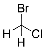 Bromochloromethane - Chemical structure and product image