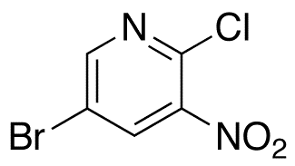 5-Bromo-2-chloro-3-nitropyridine - Chemical structure and product image