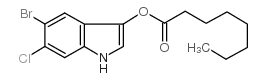 5-Bromo-6-chloro-3-indolyl caprylate - Chemical structure and product image