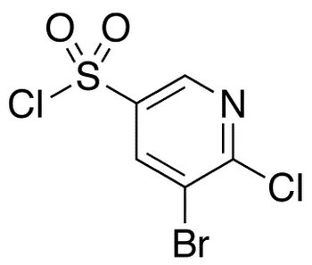 5-Bromo-6-chloropyridine-3-sulfonyl Chloride - Chemical structure and product image