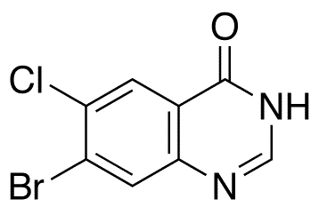 7-Bromo-6-chloro-4(3H)-quinazolinone - Chemical structure and product image