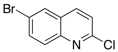6-Bromo-2-chloroquinoline - Chemical structure and product image