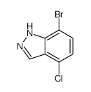 7-Bromo-4-chloro-1H-indazole - Chemical structure and product image