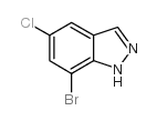 7-Bromo-5-chloro-1H-indazole - Chemical structure and product image
