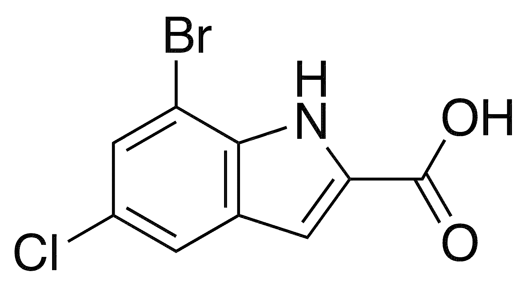 7-Bromo-5-chloro-1H-indole-2-carboxylic acid - Chemical structure and product image