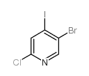 5-Bromo-2-chloro-4-iodopyridine - Chemical structure and product image