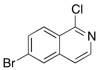 6-Bromo-1-chloroisoquinoline - Chemical structure and product image
