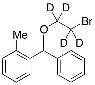 1-[(2-Bromoethoxy)phenylmethyl]-2-methylbenzene-d4 - Chemical structure and product image