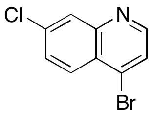 4-Bromo-7-chloroquinoline - Chemical structure and product image