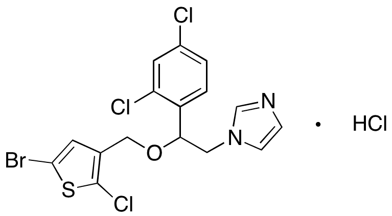 5-Bromo-2-chlorothien-3-yl Tioconazole Hydrochloride - Chemical structure and product image