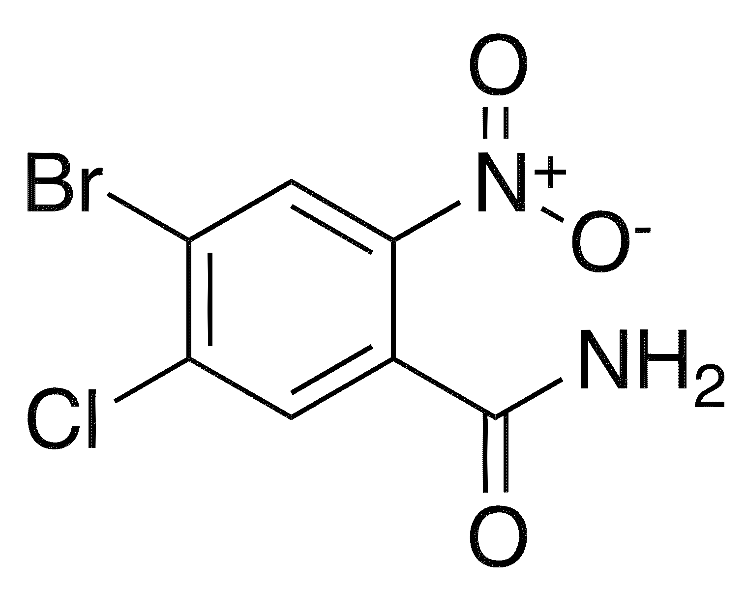 4-Bromo-5-chloro-2-nitrobenzamide - Chemical structure and product image