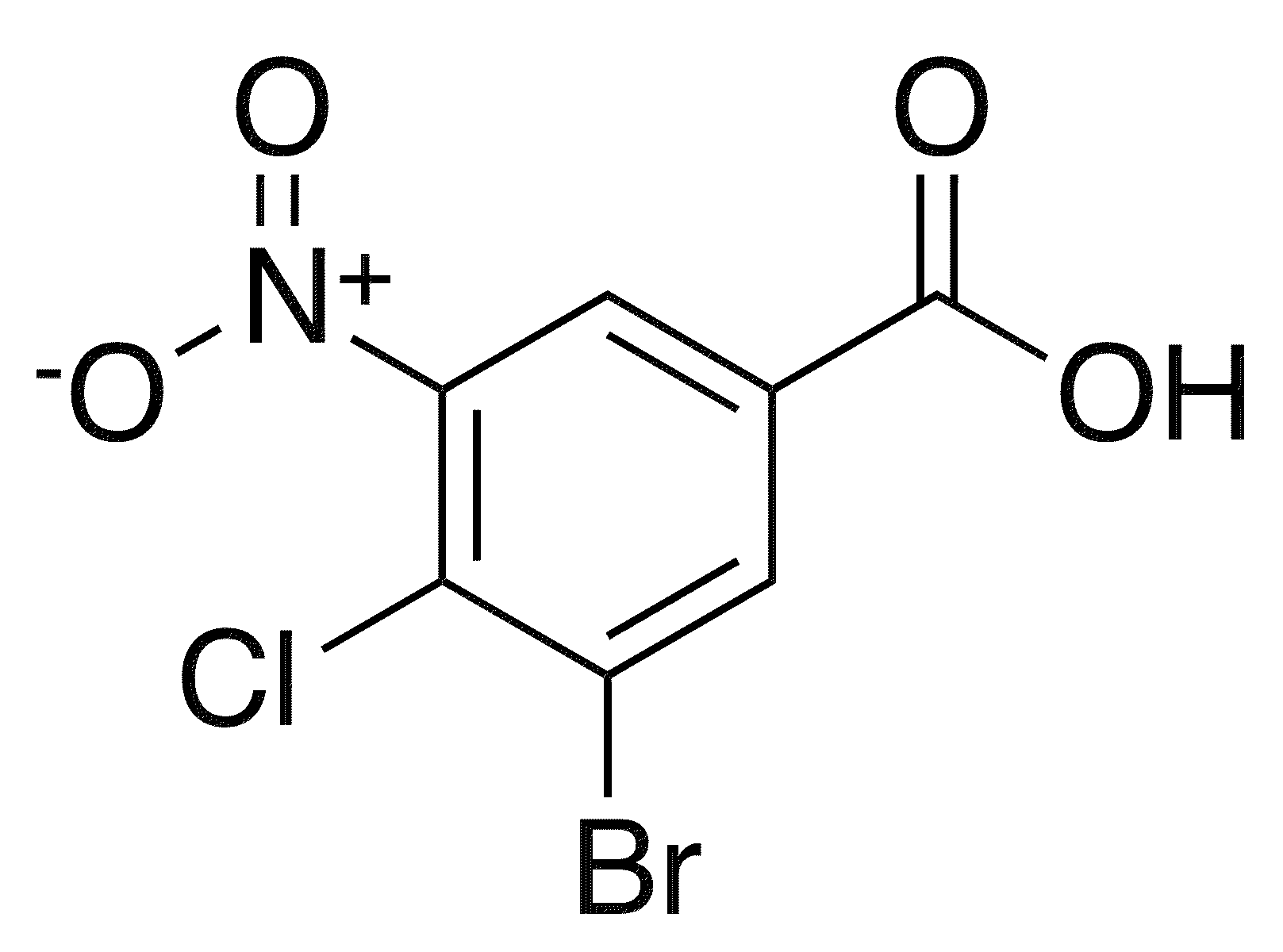 3-Bromo-4-chloro-5-nitrobenzoic acid - Chemical structure and product image