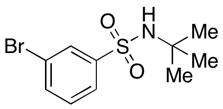 3-Bromo-N-tert-butylbenzenesulfonamide - Chemical structure and product image