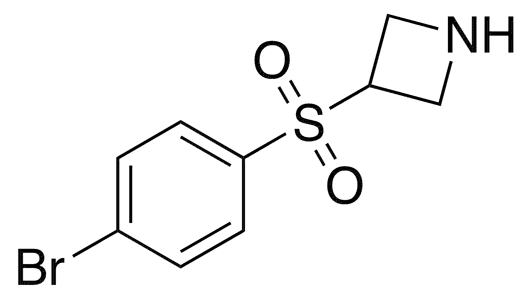 3-[(4-Bromobenzene)sulfonyl]azetidine - Chemical structure and product image