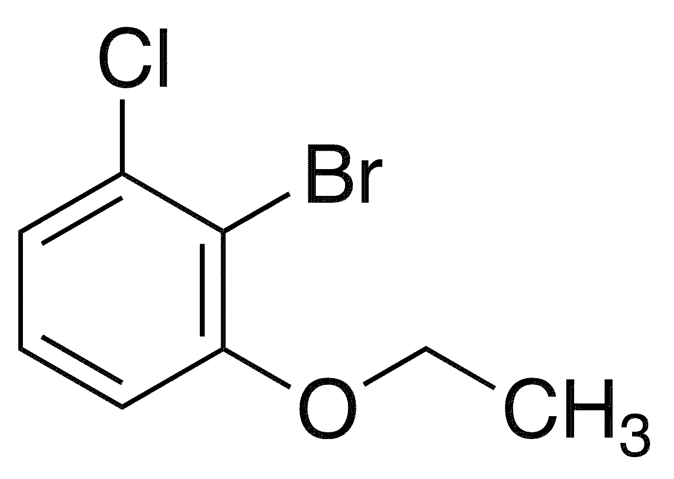 2-Bromo-1-chloro-3-ethoxybenzene - Chemical structure and product image