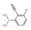 3-Bromo-2-cyanophenylboronic Acid - Chemical structure and product image