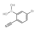 5-Bromo-2-cyanophenylboronic Acid - Chemical structure and product image