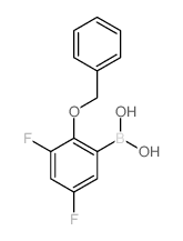2-(Benzyloxy)-3,5-difluorophenylboronic Acid - Chemical structure and product image