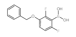 3-(Benzyloxy)-2,6-difluorophenylboronic acid - Chemical structure and product image