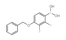 4-(Benzyloxy)-2,3-difluorophenylboronic Acid - Chemical structure and product image