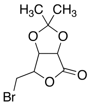 5-Bromo-5-deoxy-2,3-isopropylidene-D-ribonolactone - Chemical structure and product image
