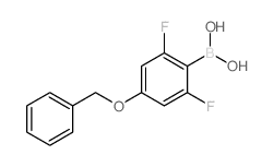 4-Benzyloxy-2,6-difluorophenylboronic Acid - Chemical structure and product image