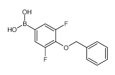 4-Benzyloxy-3,5-difluorophenylboronic Acid - Chemical structure and product image
