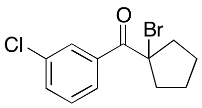 (1-Bromocyclopentyl)(3-chlorophenyl)methanone - Chemical structure and product image