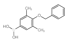 4-(Benzyloxy)-3,5-dimethylphenylboronic acid - Chemical structure and product image