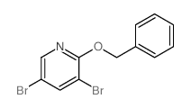 2-(Benzyloxy)-3,5-dibromopyridine - Chemical structure and product image