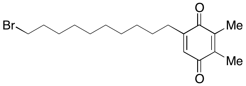 5-(10-Bromodecyl)-2,3-dimethyl-2,5-cyclohexadiene-1,4-dione - Chemical structure and product image