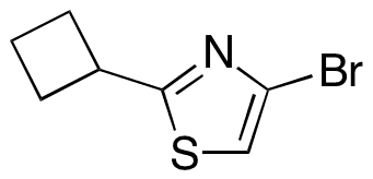 4-Bromo-2-cyclobutylthiazole - Chemical structure and product image