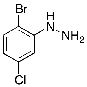 (2-Bromo-5-chlorophenyl)hydrazine - Chemical structure and product image