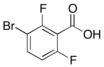 3-Bromo-2,6-difluorobenzoic Acid - Chemical structure and product image