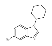 5-Bromo-1-cyclohexyl-1H-benzo[d]imidazole - Chemical structure and product image