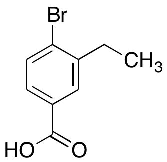 4-Bromo-3-ethylbenzoic Acid - Chemical structure and product image