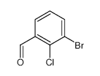 3-Bromo-2-chlorobenzaldehyde - Chemical structure and product image