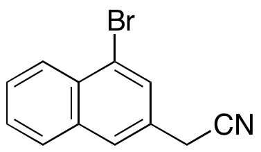 (4-Bromonaphthalen-2-yl)acetonitrile - Chemical structure and product image