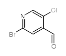 2-Bromo-5-chloropyridine-4-carbaldehyde - Chemical structure and product image
