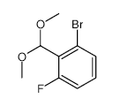 1-Bromo-2-(dimethoxymethyl)-3-fluorobenzene - Chemical structure and product image