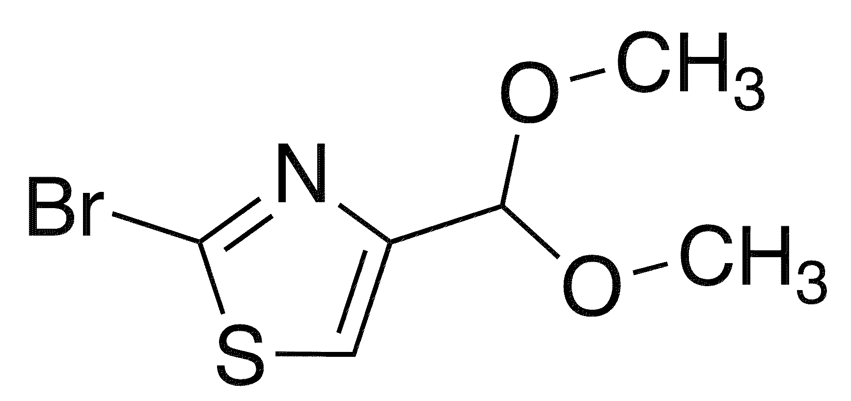 2-Bromo-4-(dimethoxymethyl)-1,3-thiazole - Chemical structure and product image
