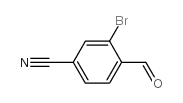 2-Bromo-4-cyanobenzaldehyde - Chemical structure and product image