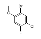 1-Bromo-5-chloro-4-fluoro-2-methoxybenzene - Chemical structure and product image