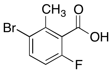 3-Bromo-6-fluoro-2-methylbenzoic Acid - Chemical structure and product image