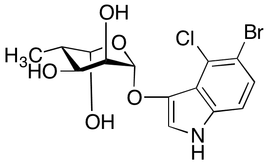 5-Bromo-4-chloro-3-indolyl Î±-L-Fucopyranoside - Chemical structure and product image