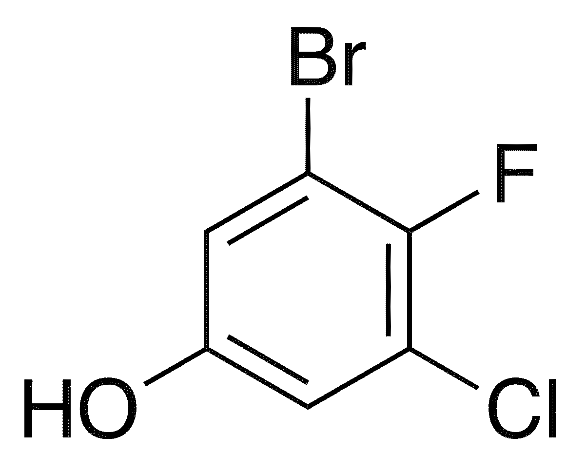 3-Bromo-5-chloro-4-fluorophenol - Chemical structure and product image